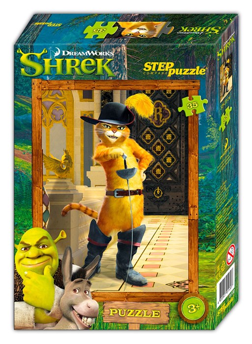 Мозаика "puzzle" 35 "Кот в сапогах" (DreamWorks, Мульти) # 91130
