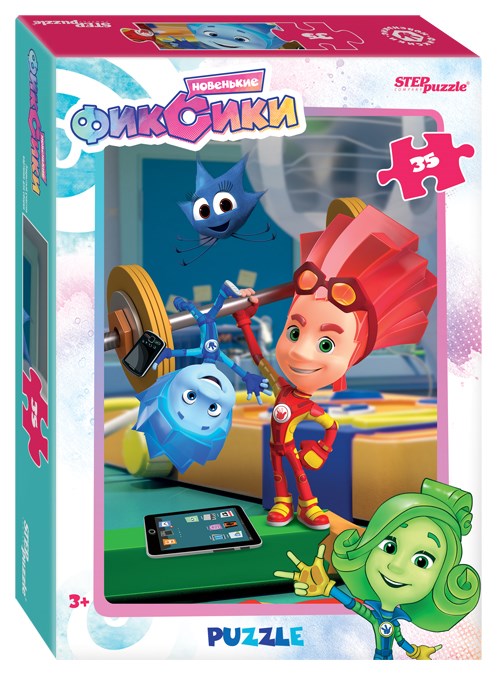 Мозаика puzzle 35 Фиксики (Аэроплан) # 91412