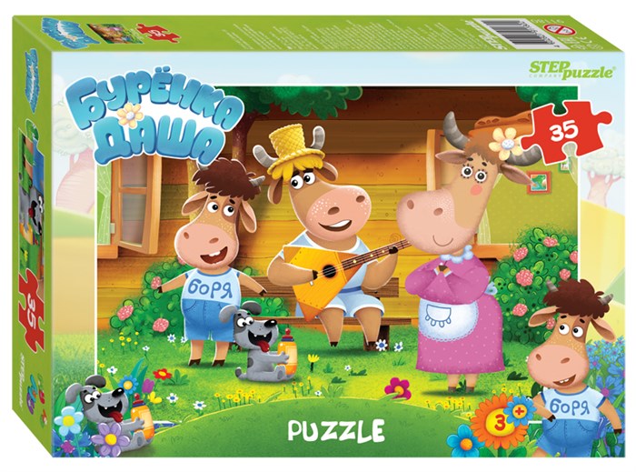 Мозаика puzzle 35 Буренка Даша (Riki) # 91180