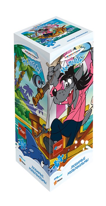 Мозаика "puzzle" 300 "Ну, погоди!" (Пластиковый пазл) (С/м) # 98029