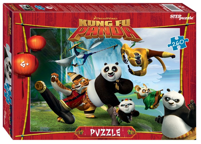 Мозаика puzzle 260 Кунг-фу Панда (DreamWorks, Мульти) # 95093