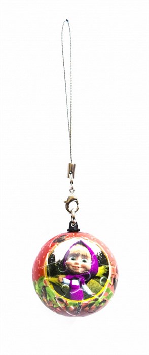 Мозаика "puzzle" 24 "Маша и Медведь" (Пазл-брелок) (Анимаккорд) # 98209