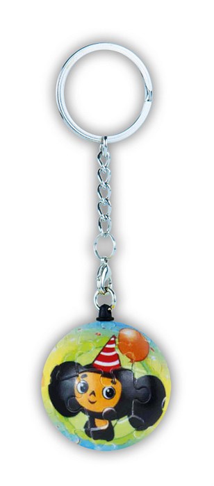 Мозаика "puzzle" 24 "Чебурашка" (Пазл-брелок) (С/м) # 98201