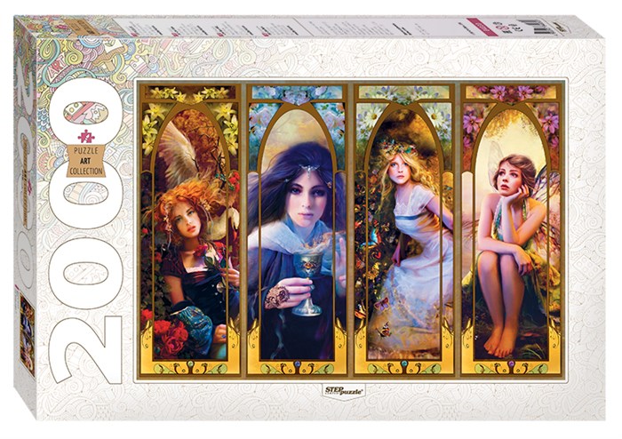 Мозаика "puzzle" 2000 "Бенте Шлик. Феи" # 84030