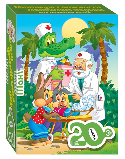 Мозаика "puzzle" 20 "Айболит" (Mini-maxi) # 88000