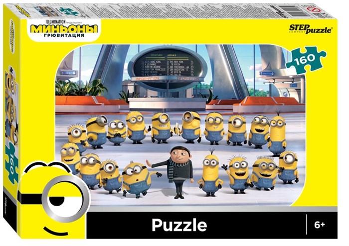 Мозаика puzzle 160 Миньоны. Грювитация (Universal) # 94105