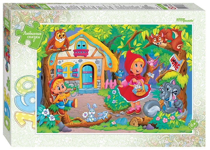 Мозаика puzzle 160 Красная Шапочка (Любимые сказки) # 72068
