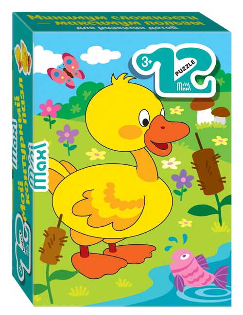 Мозаика puzzle 12 Утёнок (Mini-maxi) # 86005