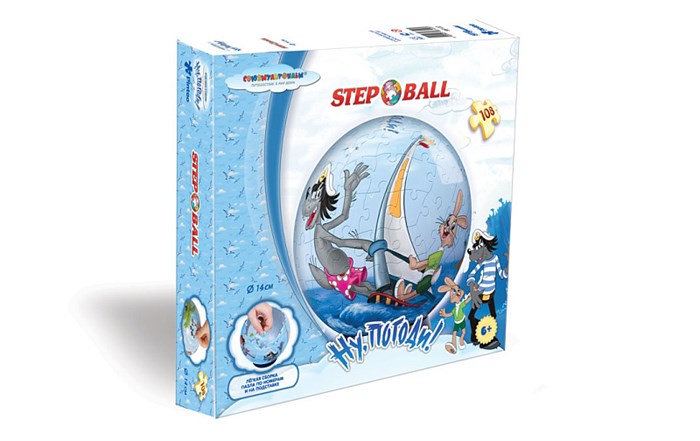 Мозаика puzzle 108 Ну, погоди! (Пазл-шар) (С/м) # 98122