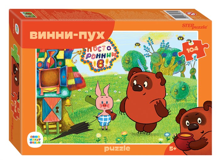 Мозаика puzzle 104 Винни Пух (С/м) # 82034
