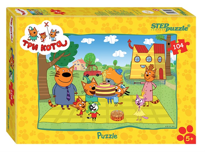 Мозаика puzzle 104 Три кота (АО СТС) # 82156