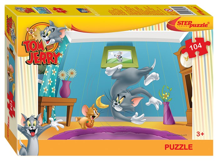 Мозаика puzzle 104 Том и Джерри (Уорнер Браз) # 82165
