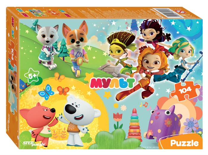 Мозаика puzzle 104 Сказочный патруль и др. Мульт (0+ Медиа) # 82216