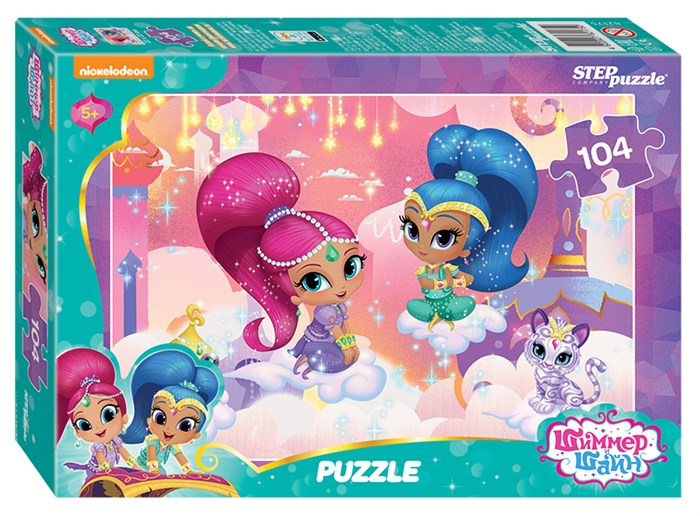 Мозаика puzzle 104 Шиммер и Шайн (Никелодеон) # 82175