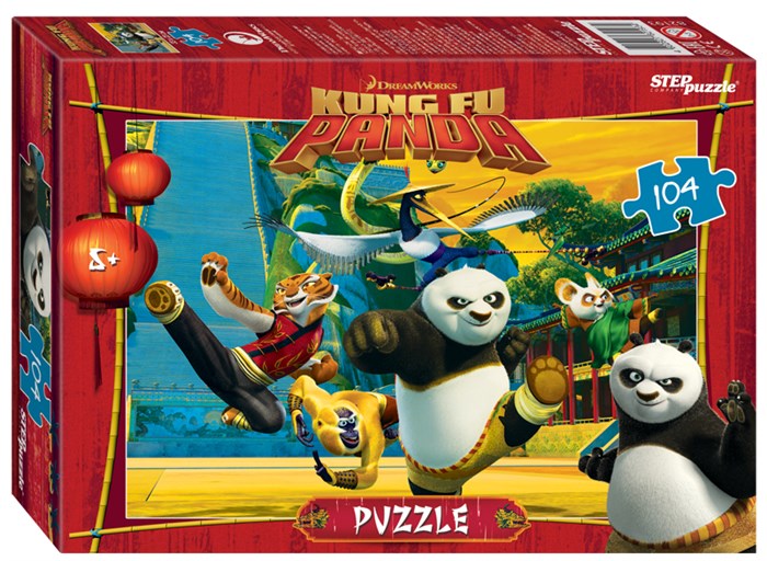Мозаика puzzle 104 Кунг-фу Панда (Dreamworks, Мульти) # 82193