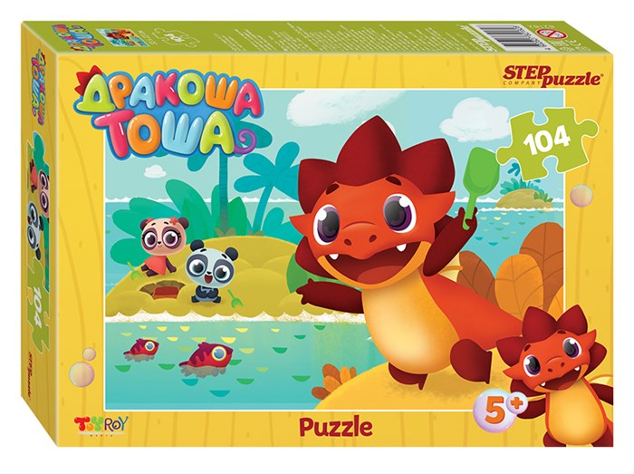 Мозаика puzzle 104 Дракоша Тоша (ТойРой Медиа) # 82182