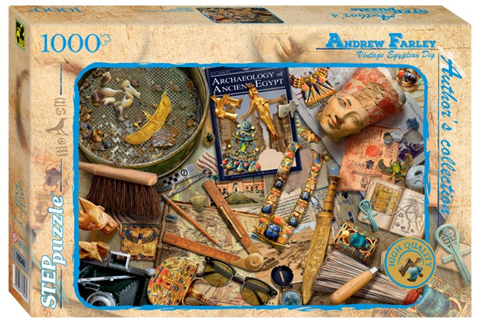 Мозаика puzzle 1000 Старинные египетские артефакты (Авторская коллекция) # 79546