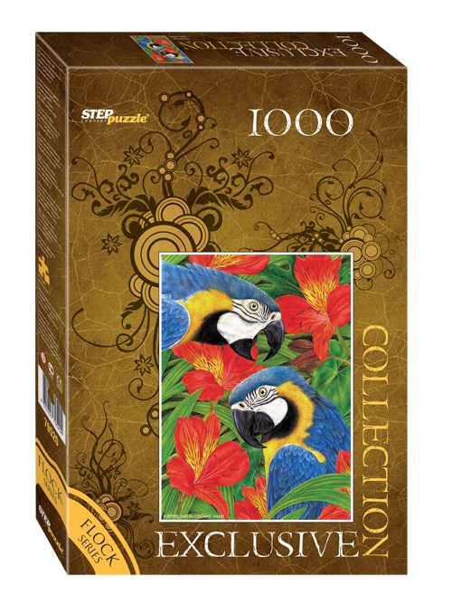 Мозаика puzzle 1000 Попугаи (Бархатная коллекция) # 79520