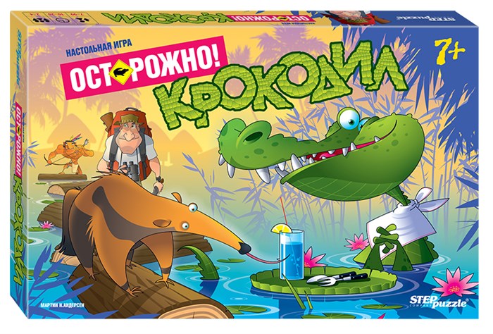 Настольная игра "Осторожно: крокодил!" # 76574