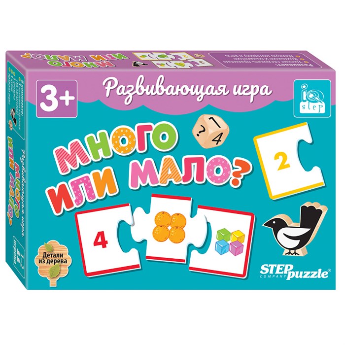 Развивающая игра "Много или мало?" (IQ step) # 89863