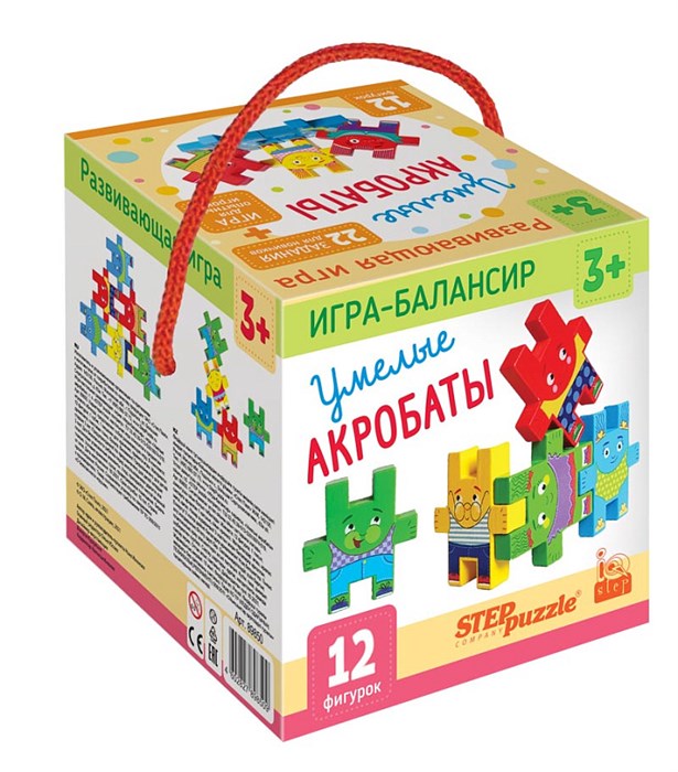 Развивающая игра "Умелые акробаты" (Игра-балансир) (IQ step) # 89850