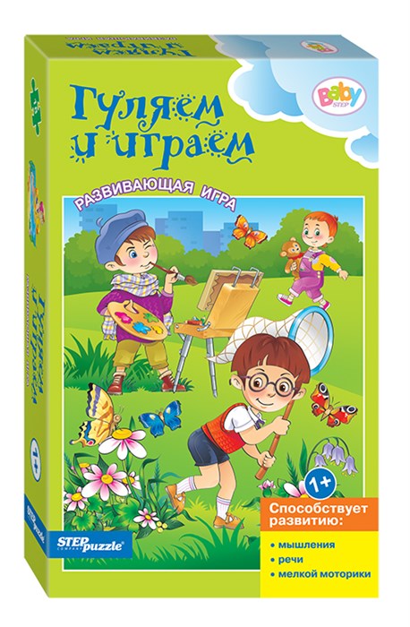 Развивающая игра "Гуляем и играем" (Baby Step) # 76181