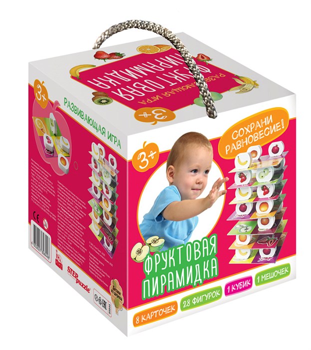 Развивающая игра "Фруктовая пирамидка" (IQ step) # 89844