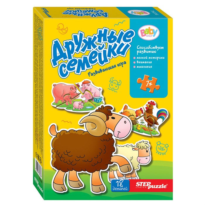 Игра-малышка Дружные семейки (Baby Step) # 76236