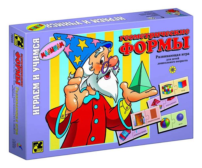 Игра Геометрические формы детская настольная # 76005