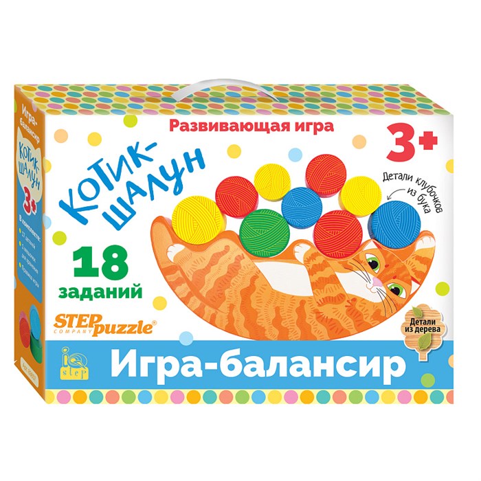 Развивающая игра "Котик-шалун" (Игра-балансир) (IQ step) # 89857