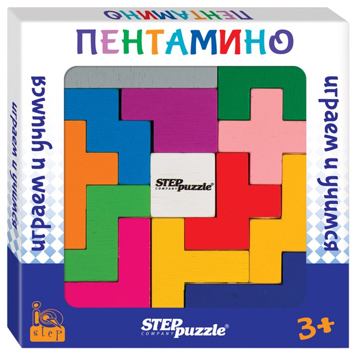 Развивающая игра из дерева Пентамино (IQ step) # 89829