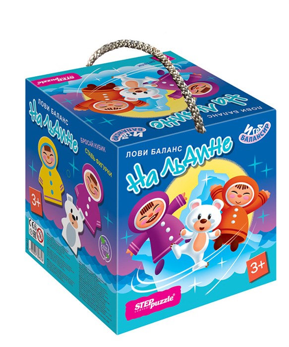 Развивающая игра из дерева На льдине (Игра-балансир) # 89831