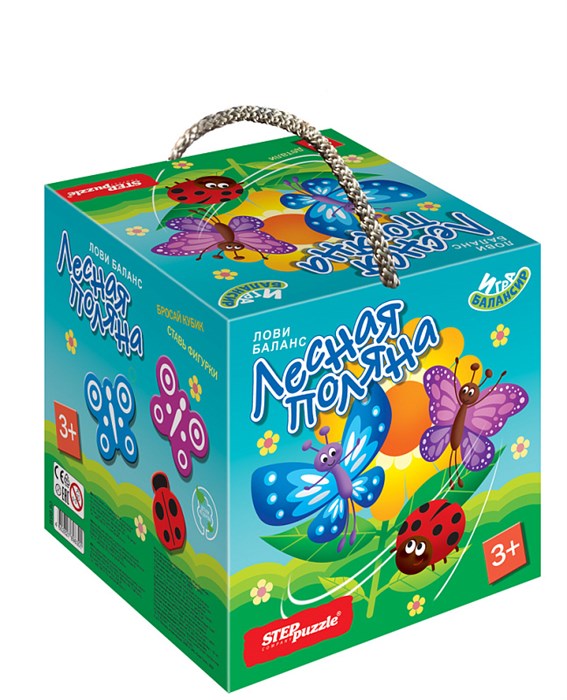 Развивающая игра из дерева Лесная поляна (Игра-балансир) # 89830