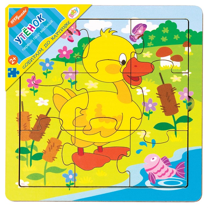Игра из дерева Утёнок (собираем по картинке) (Baby Step) # 89050
