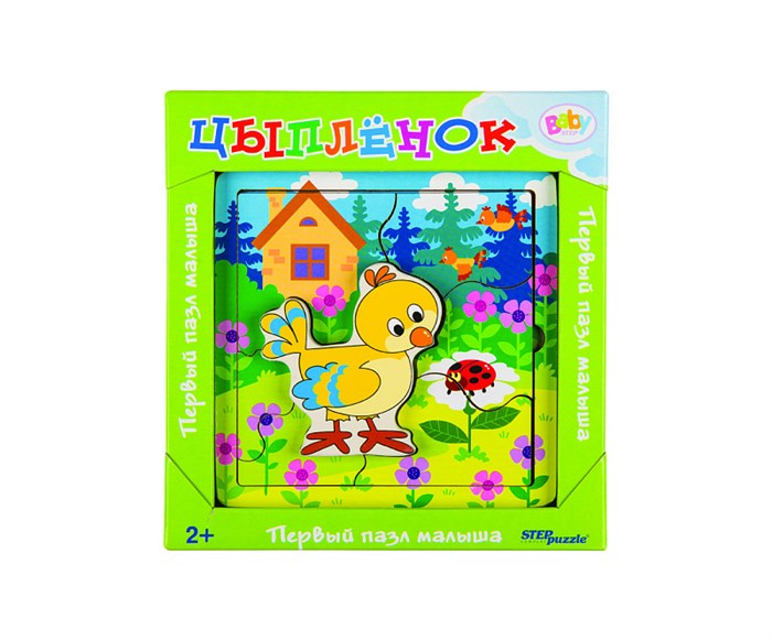 Игра из дерева Цыплёнок (собираем и играем) (Baby Step) # 89071