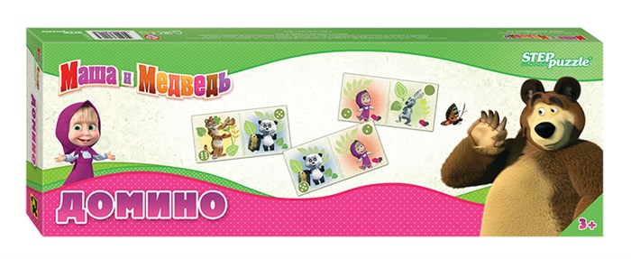 Домино Маша и Медведь (Анимаккорд) # 80116