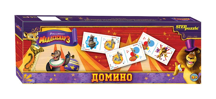 Домино Мадагаскар 3 (DreamWorks, Мульти) # 80110