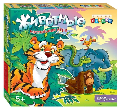 Развивающая игра Животные (Умные кубики) # 87402
