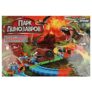 Трек гибкий ПАРК динозавров на бат., кор.39*27*7,5см ТЕХНОДРАЙВ 1810B058-R