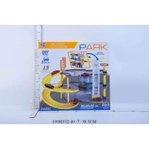 Парковка конструктор, + 3 автомобиля 8803-6 в кор. 1908I192