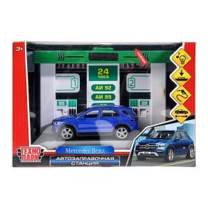 Игрушка пластик свет-звук АВТОЗАПРАВОЧНАЯ СТАНЦИЯ 21 см, С МАШИНКОЙ, кор. Технопарк OILSTA-22PLGLE-GN (48)