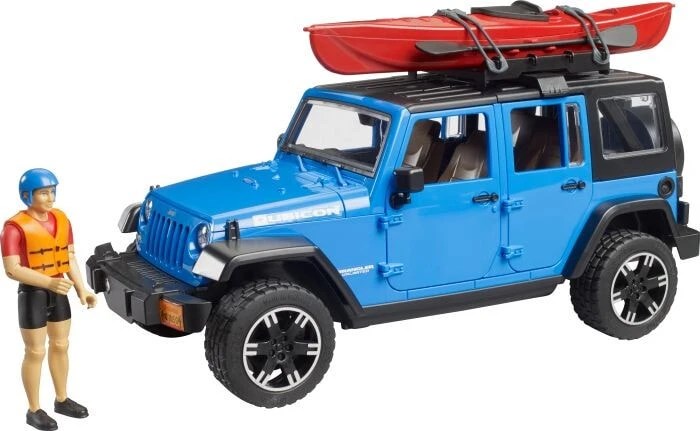 Машинка Bruder Jeep Wrangler Rubicon Unlimited с каяком 118312525