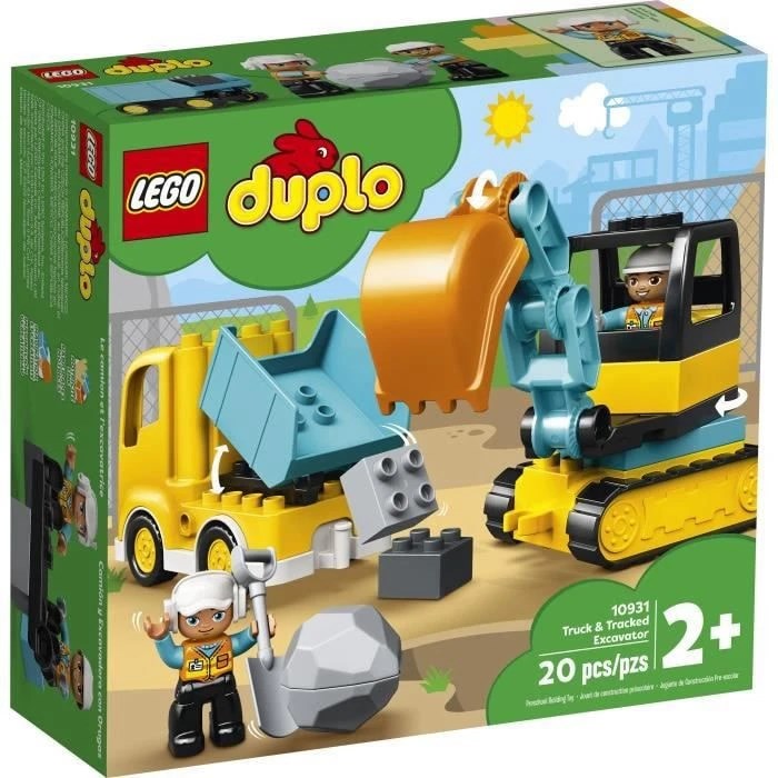 LEGO Duplo 10931 Yük Mashinasi va Zanjirli Ekskavator 27723858