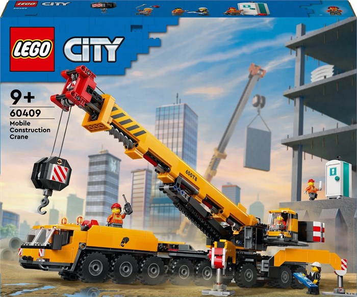 Конструктор LEGO City Жёлтый движущийся журавль 60409 140450943