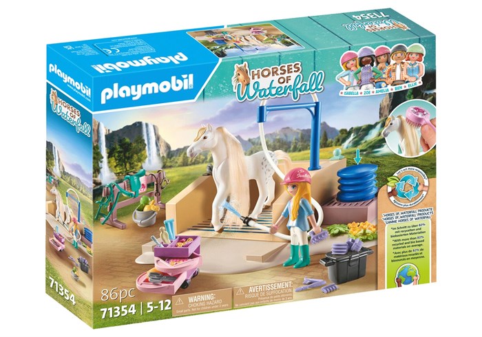 Набор для игры Playmobil Waterfall Ranch с Изабеллой и лошадью Лионесс 104535338