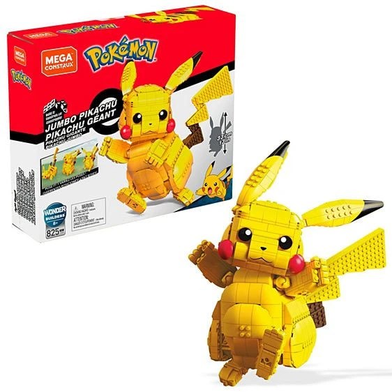 Детский конструктор MEGA Brands, модель Pikachu Jumbo, для детей. 39659198