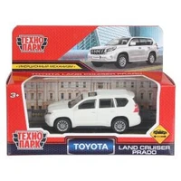 Машина металл TOYOTA LAND CRUISER PRADO 10,5см,инерц,белый,в кор. Технопарк PRADO-11-WH