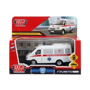 {{photo.Alt || photo.Description || 'Машина металл ГАЗ -3221 "газель" 12,2 см, СКОРАЯ, дв, инер, кор. Технопарк'}}