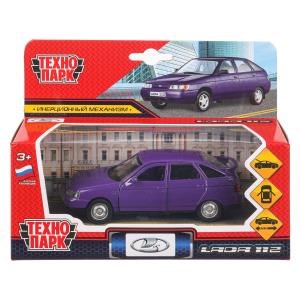 {{photo.Alt || photo.Description || 'Машина металл ваз-2112 12 см, двери, багаж, фиолетовый, кор. Технопарк'}}