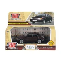 Машина металл LADA lada 2114  длина 10,5 см, инерц, бордовый перламутр, кор. Технопарк 2114-11-PRP